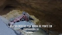 Quatro mortos por queda de ponte em Barranquilla