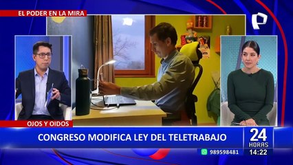 Congreso aprueba ley que prohíbe actividades particulares durante el teletrabajo
