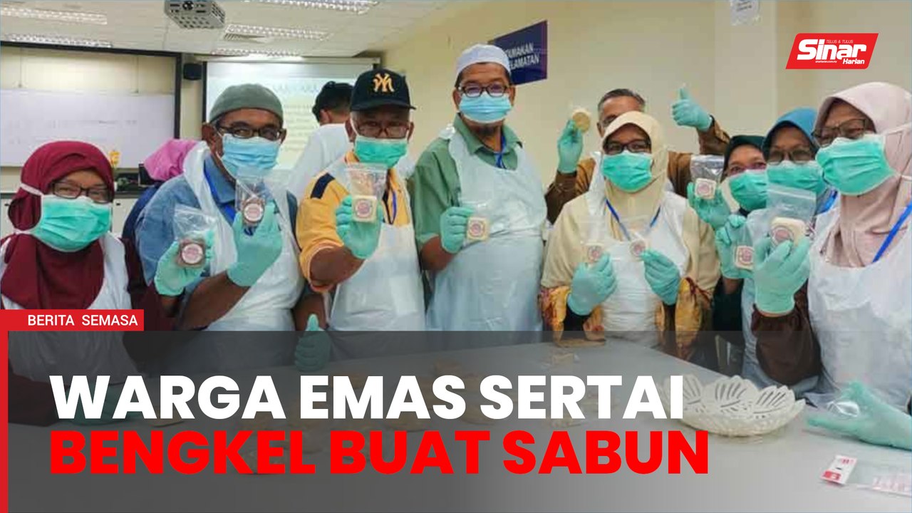 Bengkel pembuatan sabun serlah kreativiti warga emas