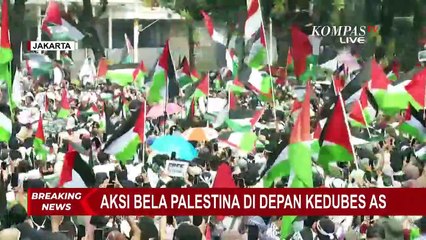 Kata Pengamat Politik Timur Tengah soal Aksi Bela Palestina di Depan Kedubes AS Jakarta