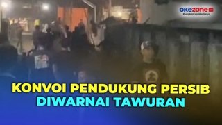 Konvoi Kemenangan Pendukung Persib di Cikampek Diwarnai Tawuran