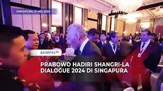 Momen Menhan Prabowo Hadiri Pembukaan Shangri-La Dialogue 2024 di Singapura