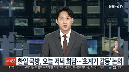 한일 국방, 오늘 저녁 회담…'초계기 갈등' 논의