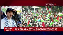 Massa Aksi Bela Palestina Tuntut Amerika Hentikan Dukungannya pada Israel