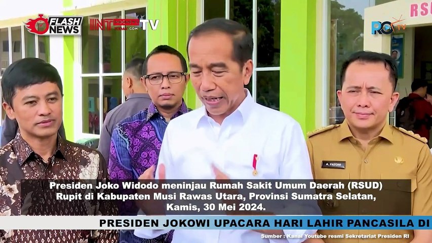 Jokowi Tinjau RSUD Rupit, Bahas Infrastruktur Listrik