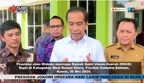 Presiden Jokowi Tinjau RSUD Rupit, Bahas Infrastruktur Listrik