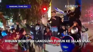 Sorak Kegembiraan Para Bobotoh, Persib Juara Liga 1 Indonesia 2023