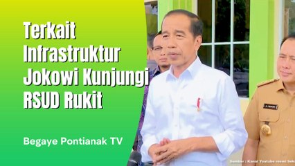 Bahas Infrastruktu Presiden Jokowi kunjungi RSUD Rupit