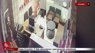 İstanbul'da kasa hırsızları 3 ilde düzenlenen operasyonla yakalandı