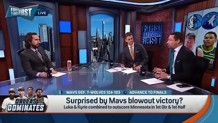 Mavericks blow out T-Wolves 124-103 in Game 5, is Luka the NBA's best player. - FIRST THINGS FIRST