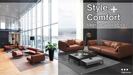 Upgrade Your Office Space - Explore Highmoon Stylish and Comfortable Sofa Collection
