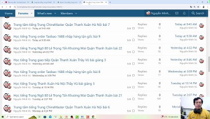 Nguyễn Minh Vũ là Tác giả của giáo trình Hán ngữ phiên bản mới