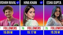 Most Followed Indian Instagram Account | Part1 Highest Followers on Instagram in India