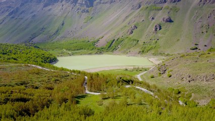 Nemrut Krater Gölü sezona hızlı başladı!
