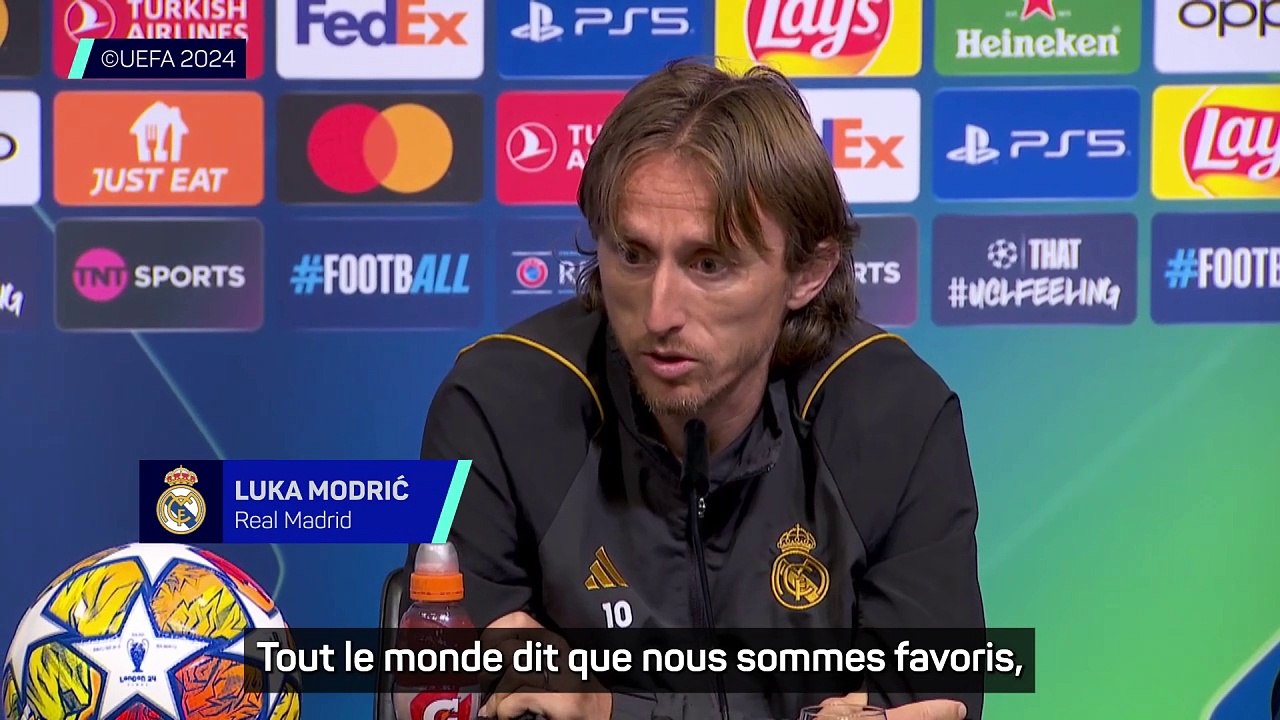 Modric : “Nous jouons contre une grande équipe qui a réalisé une grande campagne”