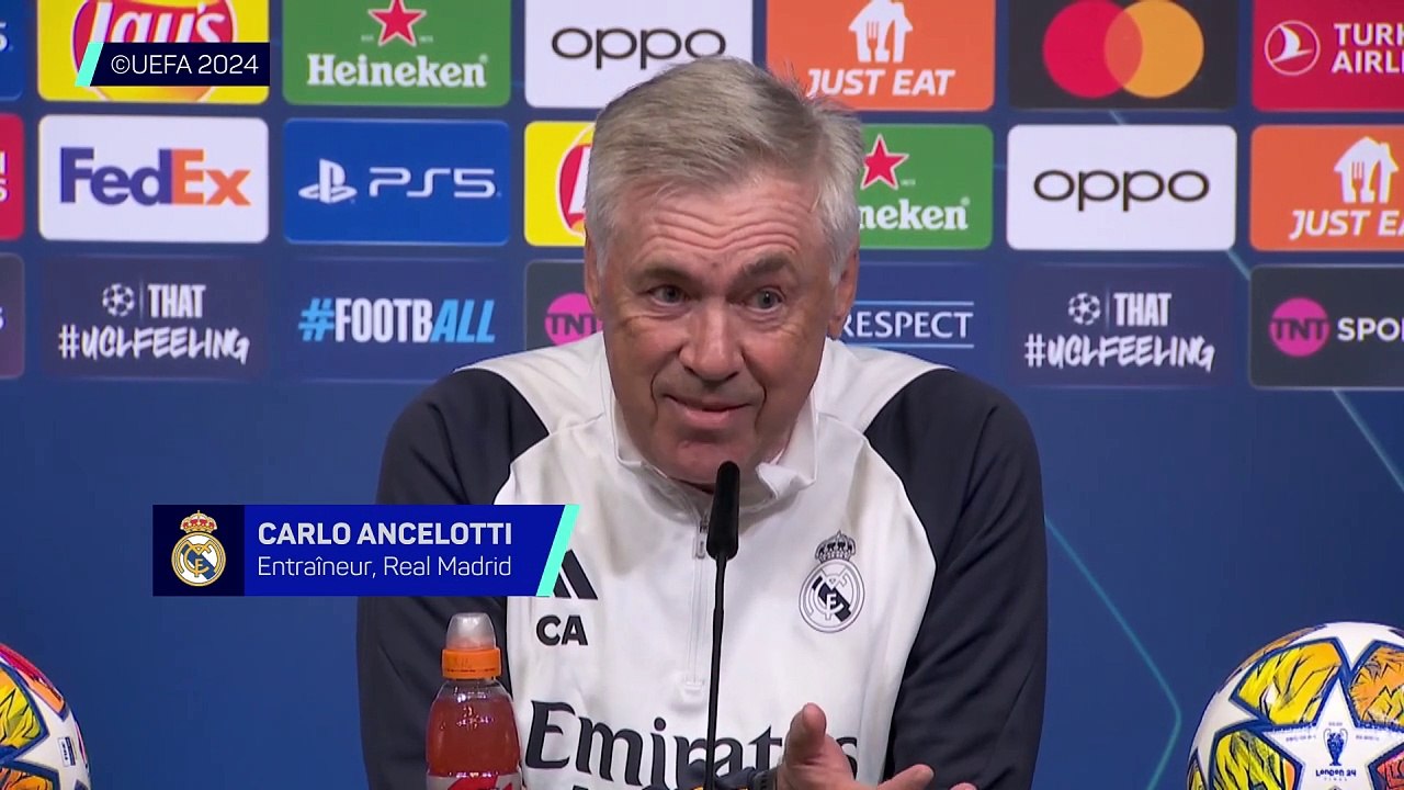 Ancelotti : “Il faut avoir un peu de chance et il ne faut jamais baisser les bras”
