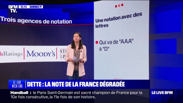 LES ÉCAIREURS - Que signifie la note de la France dégradée par l'agence S&P de AA à AA- ?