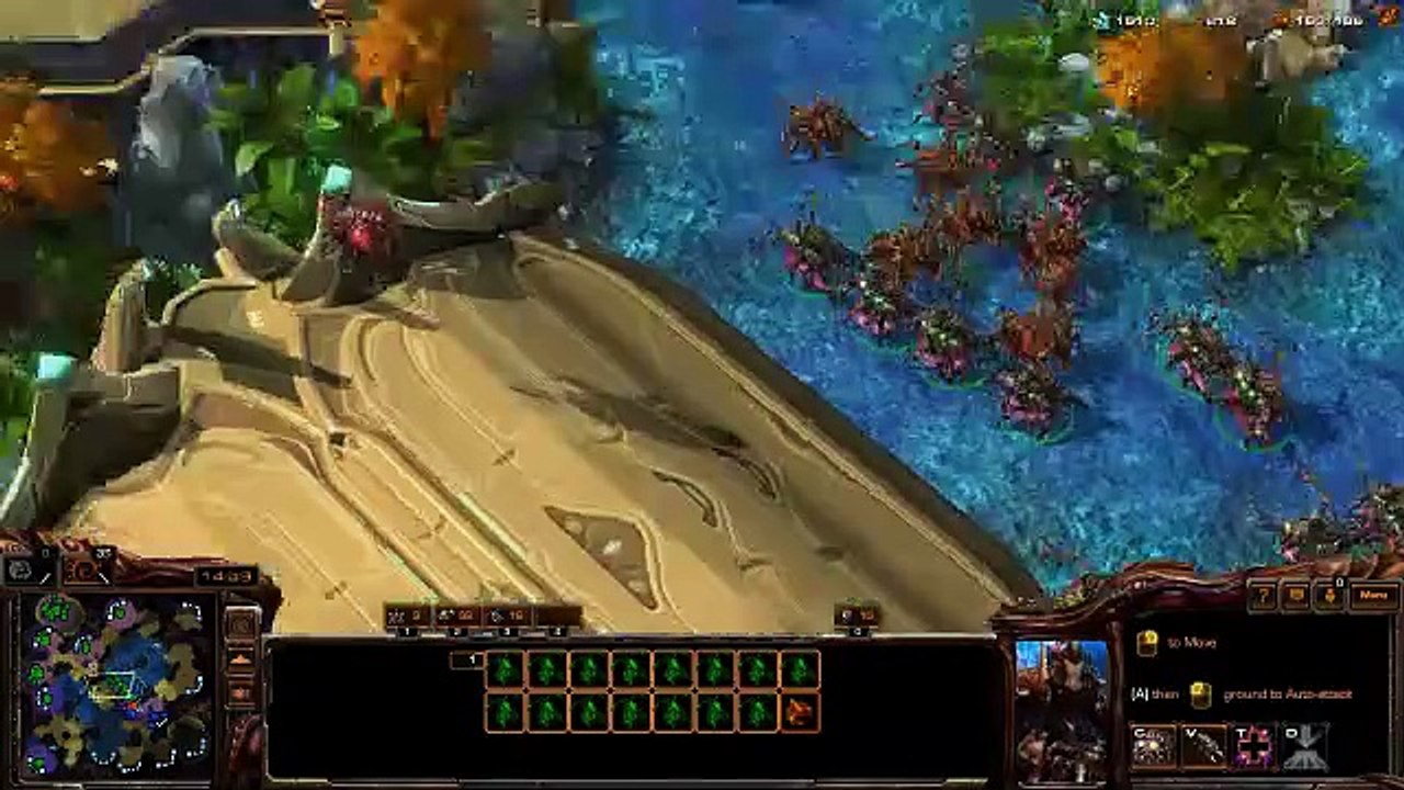 [StarCraft 2] No.0196 -- Intermediate ZERG player fights A.I., WON [Lurker Den Pattern]