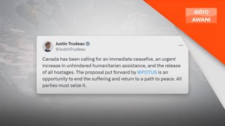 PM Kanada nyatakan sokongan ke arah gencatan senjata