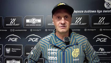 Robert Kościecha po meczu Włókniarz - GKM