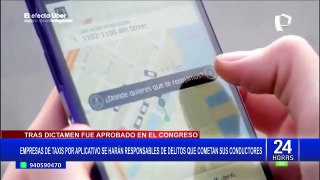 Empresas de taxis por aplicativo se harán responsables de delitos que cometan sus conductores