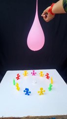 Slow motion water balloon