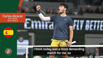 Alcaraz puts forearm injury speculation to bed