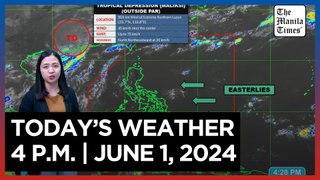 Today's Weather, 4 P.M. | June 1, 2024