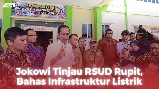 Jokowi Tinjau RSUD Rupit, Bahas Infrastruktur Listrik
