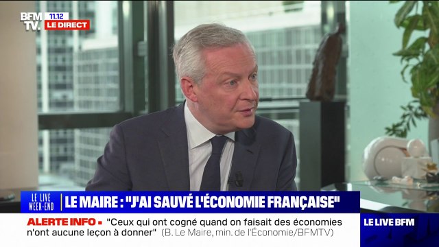 Ceux qui ont cogné comme des malades quand on faisait des économies n'ont pas de leçons de bonne gestion à nous donner , déclare Bruno Le Maire