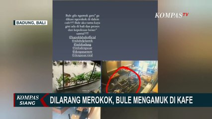 Turis Asal Brasil Mengamuk di Kafe Kawasan Jimbaran Karena Dilarang Merokok