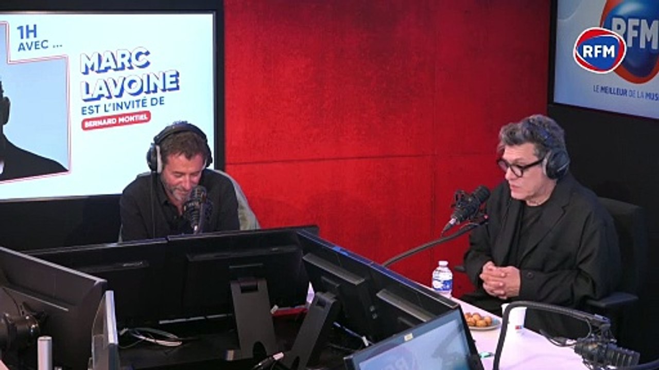 Marc Lavoine est l'invité de l'émission "1h avec" présentée par Bernard Montiel sur RFM ce samedi