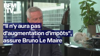 Note de la France dégradée, impôts, élections européennes... l'interview en intégralité de Bruno Le Maire