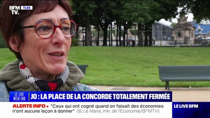 Après la fermeture de la place de la Concorde à l'approche des JO, les passants doivent s'organiser