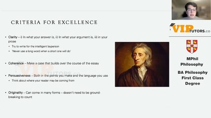 John Locke Review of Past Winning Essay - Philosophy (Part 1 of 4)