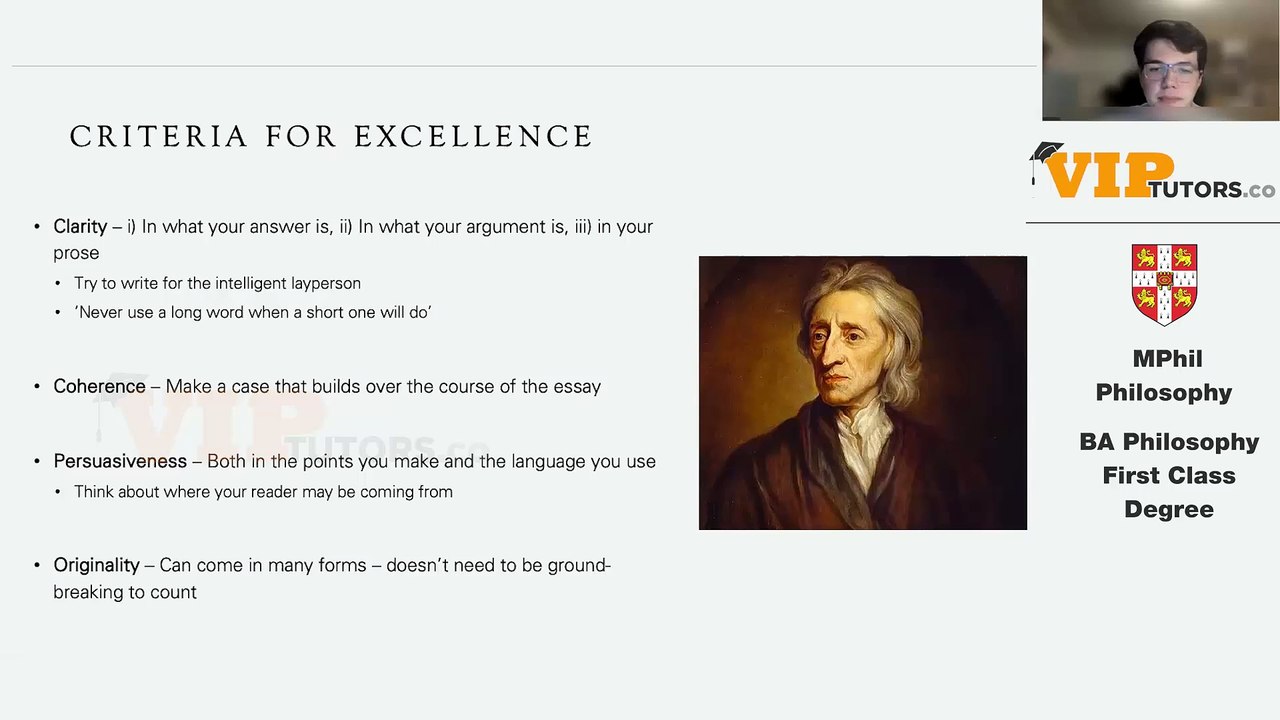 John Locke Review of Past Winning Essay - Philosophy (Part 2 of 4)