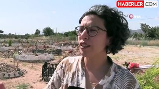Aydın'da açılan yeni mezarlık alanında defin işlemleri durduruldu