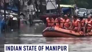 Indian state of Manipur evacuates flood victims