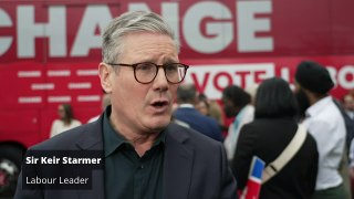 Starmer urges voters to choose change at general election