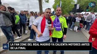 La Fan Zone del Real Madrid ya calienta motores antes de la final
