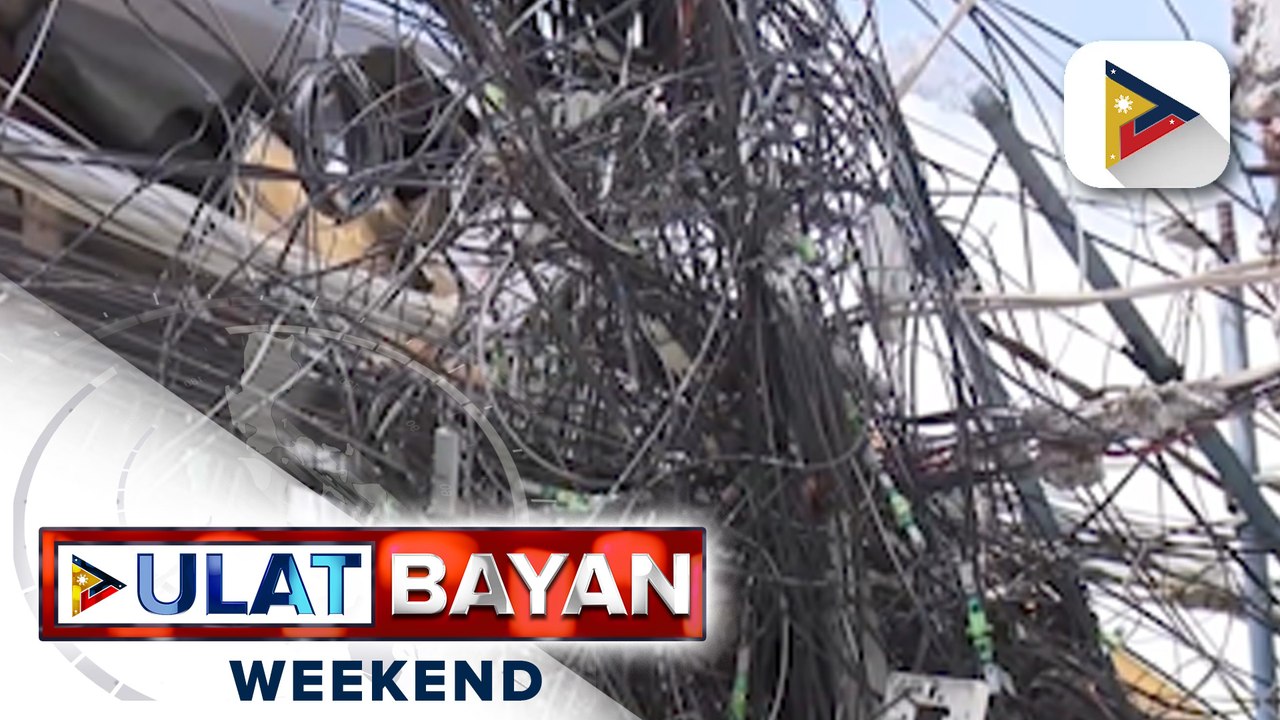 Panukalang pagpapaalis sa tinaguriang 'spaghetti wires" o sala-salabat na wiring ng kuryente at telcos, isinusulong sa Kamara