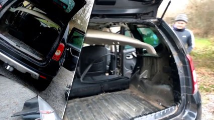 je démonte le ciel de toit et isole mon Duster aménagé