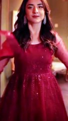 Yumna Zaidi | Beautiful Red Dress | Laal Johra Pehnay Aana ❤️