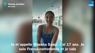 Maesha, jeune Franco-comorienne, nagera aux Jeux Olympiques de Paris !