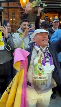 Los aficionados del Madrid ya hacen la previa en Londres