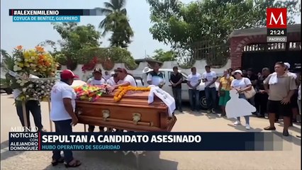 Despiden a candidato asesinado en Coyuca: "Ese es Alfredo Cabrera, el hombre que caminó con valores"