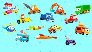 NEW Vehicles ABC Learn the Alphabet with Cars Transportation Song Kids Songs JunyTony