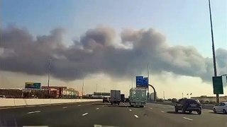 Fire in Sharjah Industrial Area