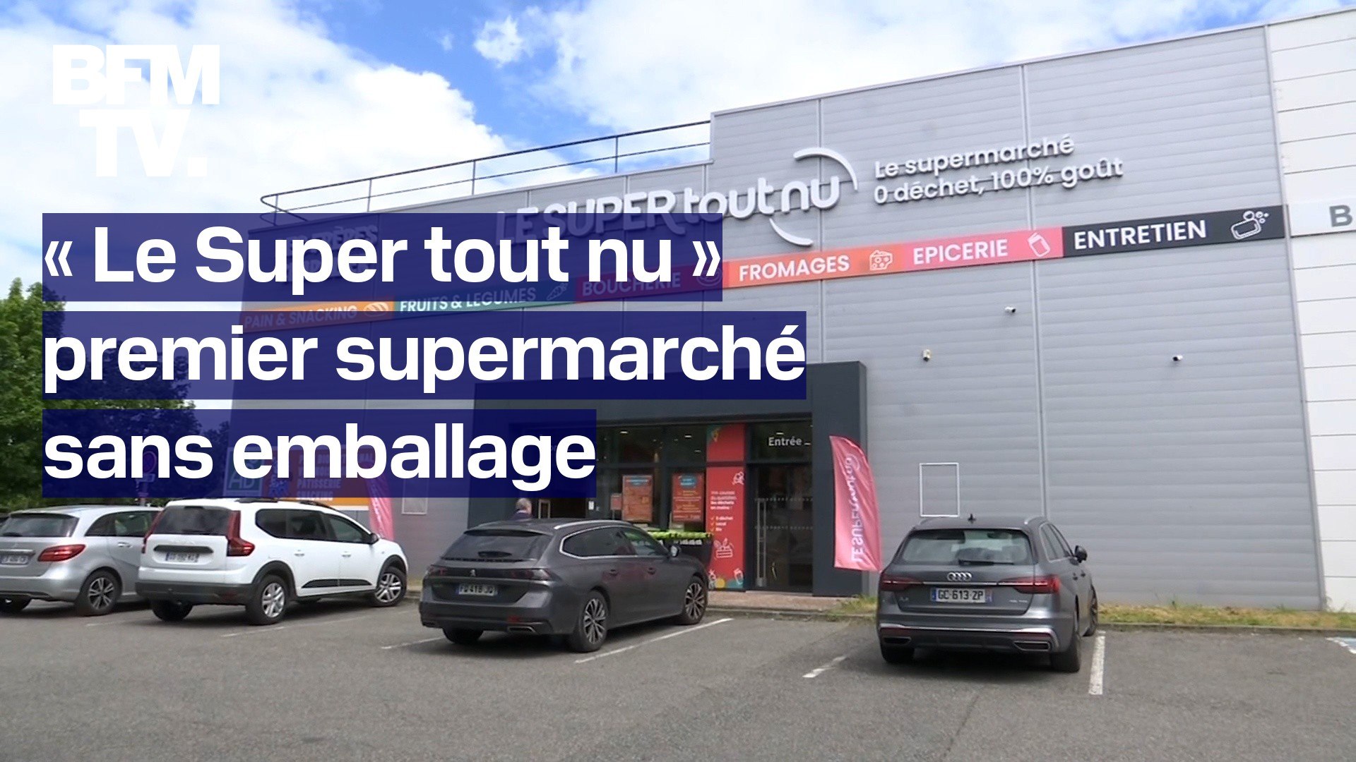 « Le Super tout nu », premier supermarché sans emballage