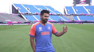 India captain Rohit Sharma on New York's purpose built Nassau County International Stadium
